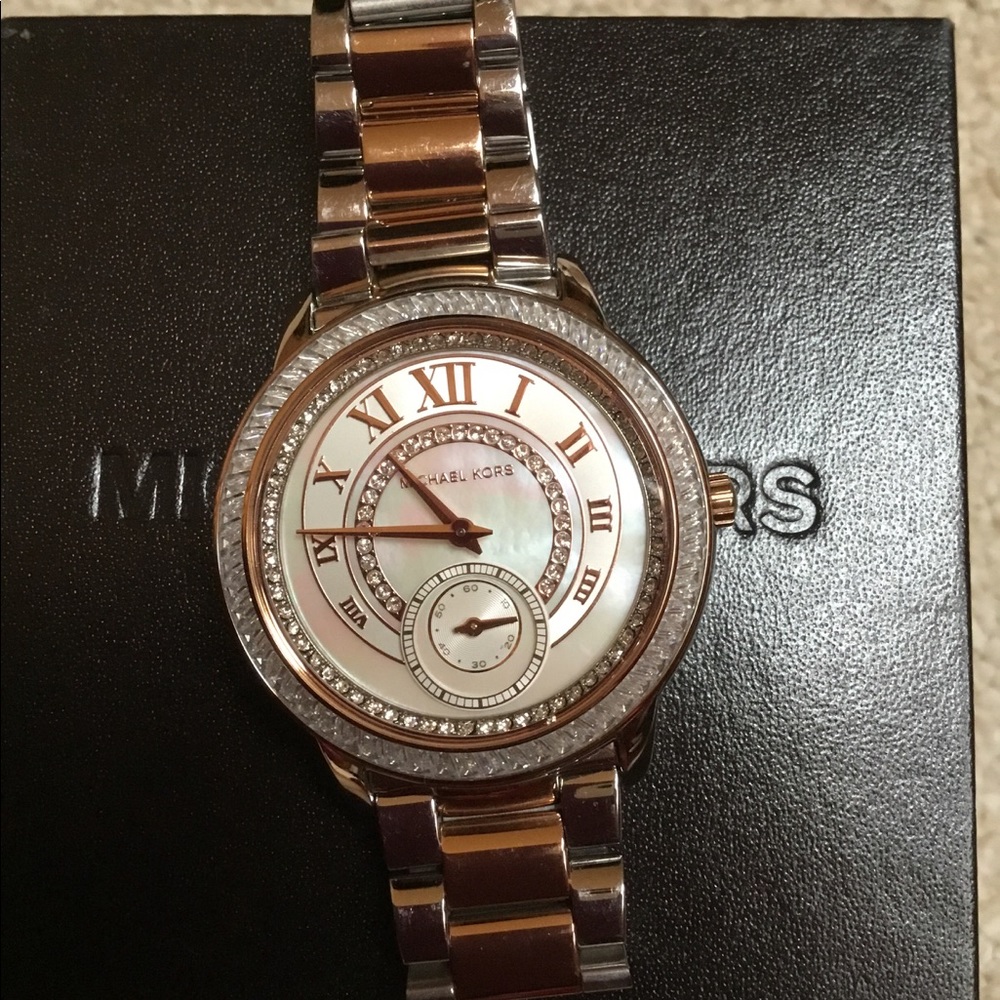 Michael Kors Two-Tone Stainless Steel Watch-HTF - Picture 7 of 7